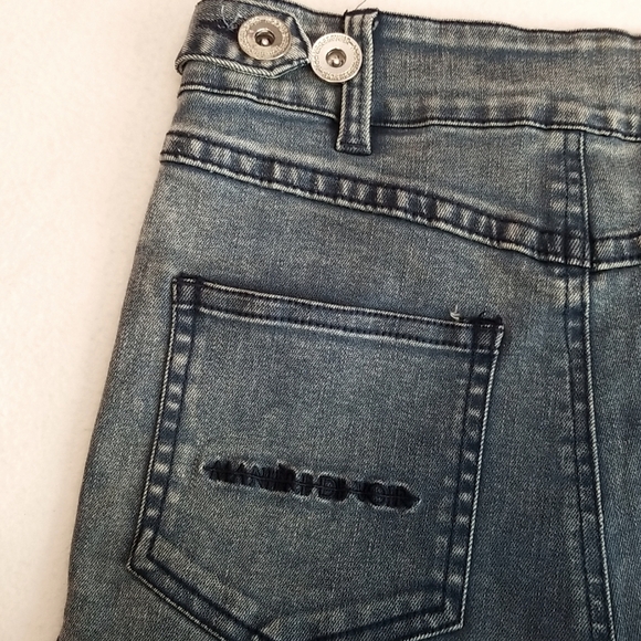 *LAST CHANCE ITEM! * Maniere De Voir Super-Stretch Cargo Skinny Jeans - Picture 3 of 5